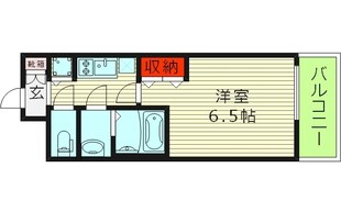 スワンズシティ大阪城北詰の物件間取画像